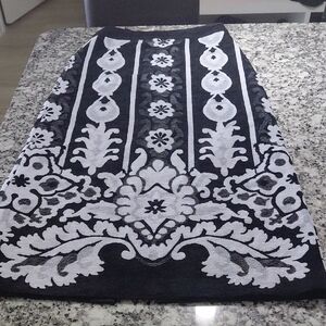 Tuckernuck Black and White Patterned Skirt